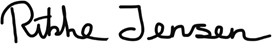 Rikke Jensen underskrift